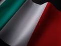 a close up of the flag of italy
