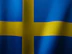 a close up of the flag of sweden