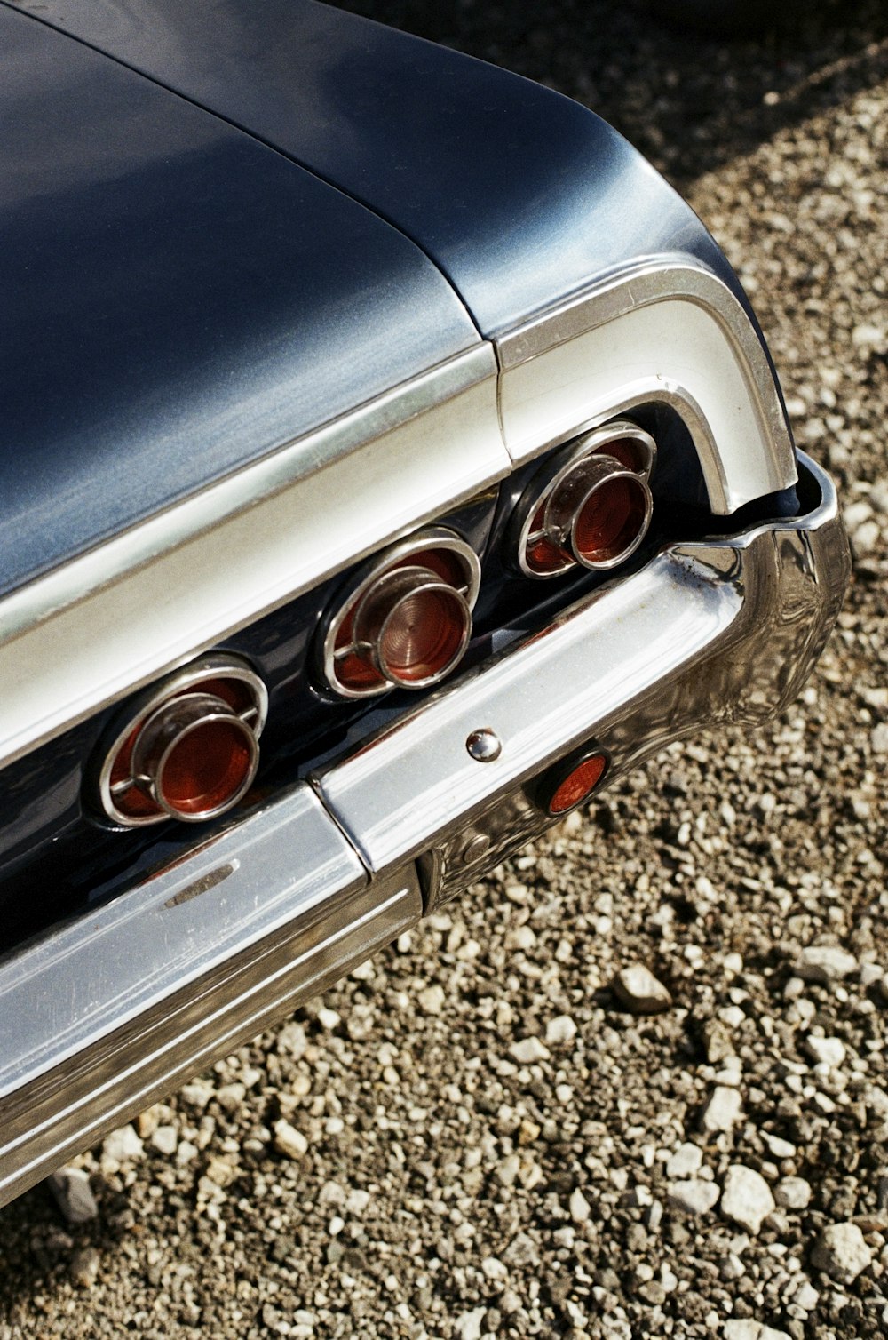 a close up of the front end of a car