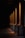 A series of illuminated columns casting warm, orange light in a dimly lit area, creating a dramatic interplay of light and shadows on the ground. The architectural design features tall, vertical elements with a classic style, each column highlighted by the focused lighting.