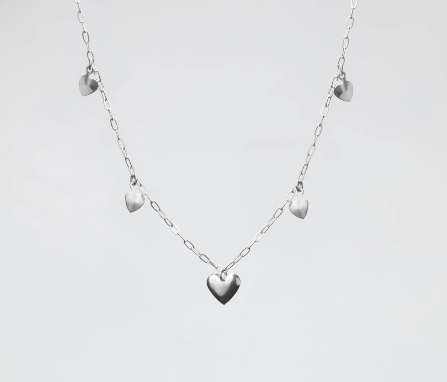 Heart charm chain