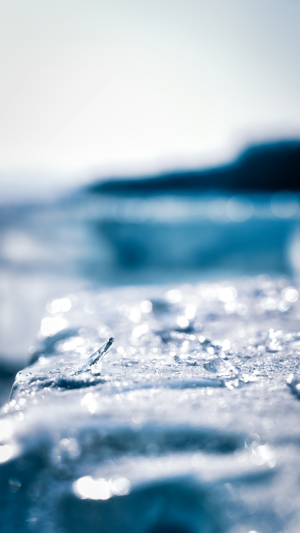 a close up of a surfboard with water droplets on it