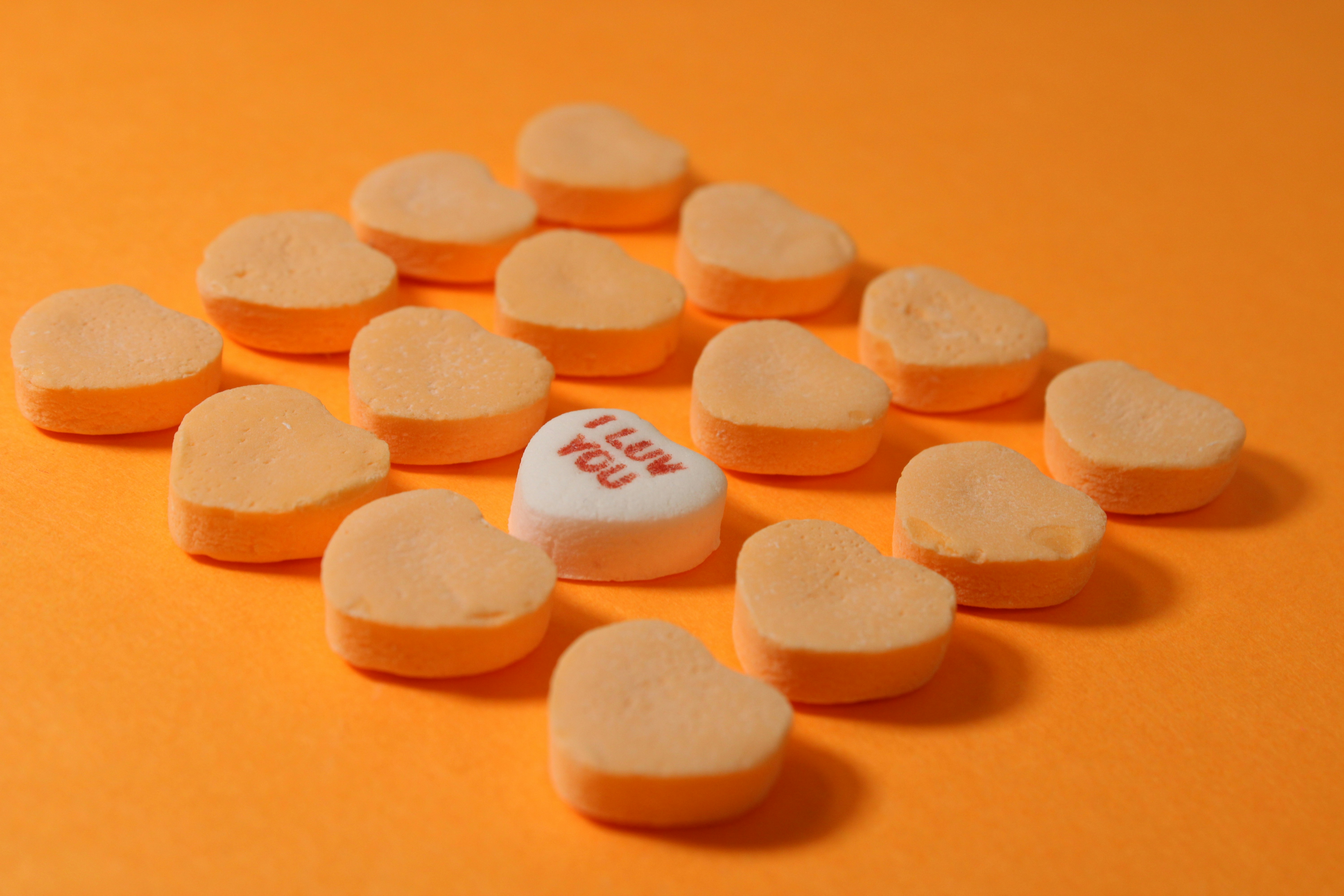 Valentine's Day sweet tart heart candy
