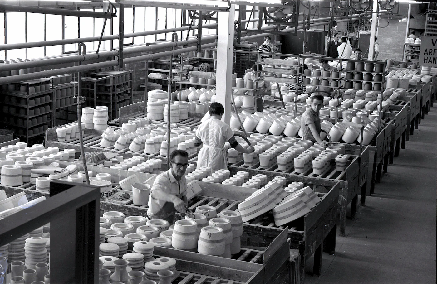 Archival photograph of the first DeepMedic assembly bay in Tuas