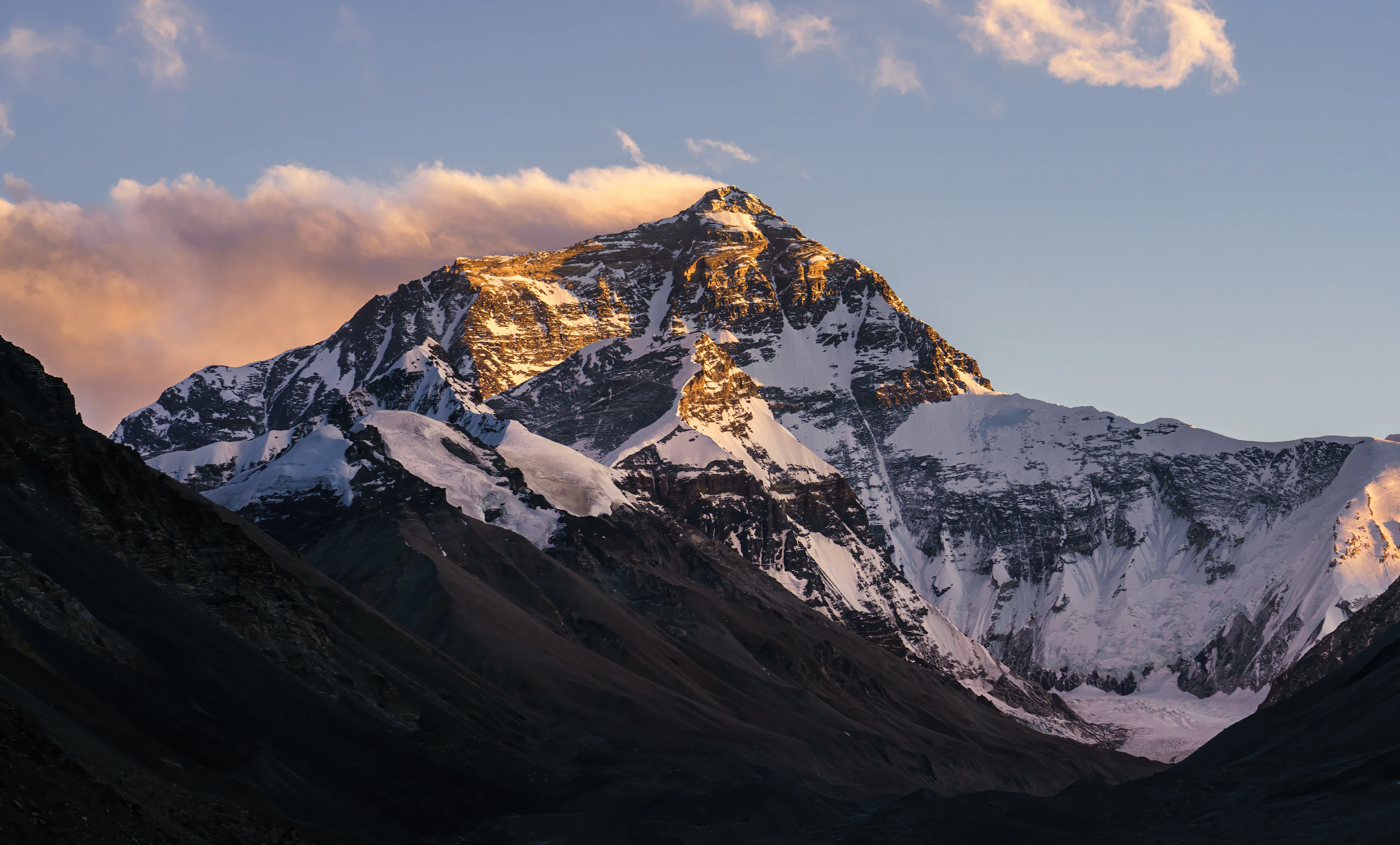 Extreme natural mountain landscape