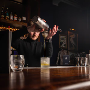 Cocktail bar setting