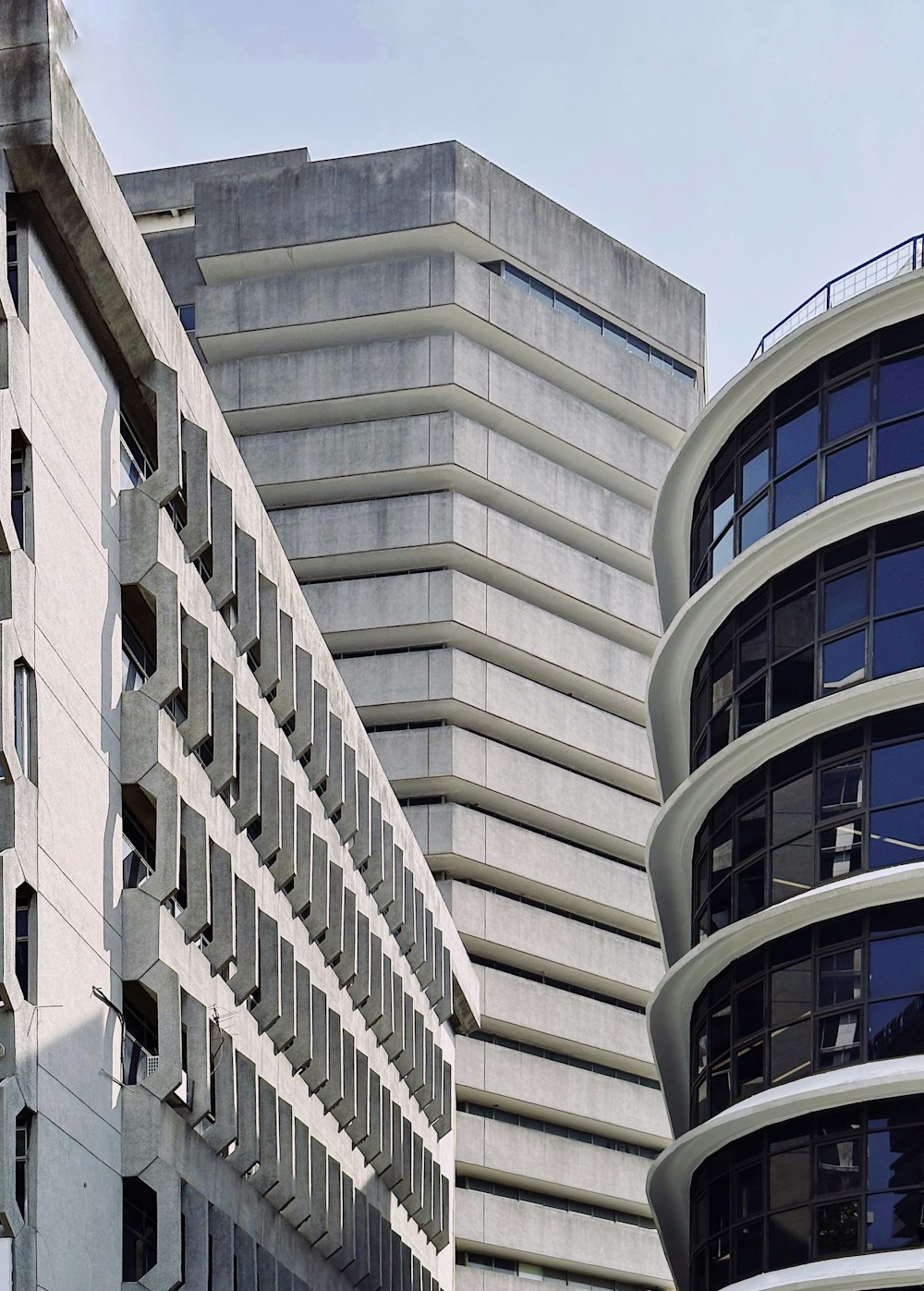 a building that has a clock on the side of it