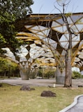 a large building with a tree in front of it
