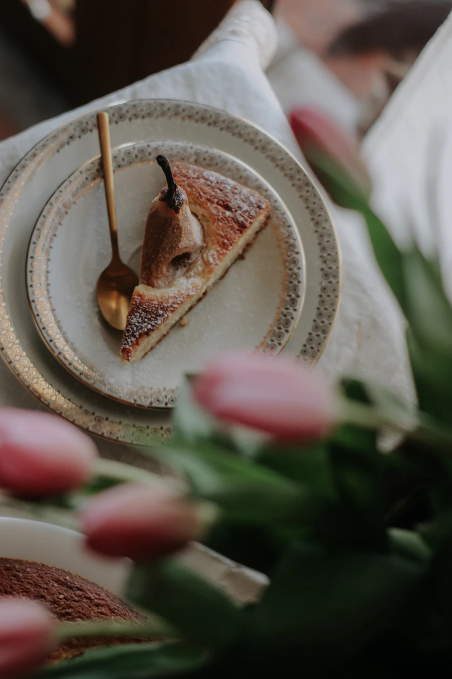 Slice of homemade pie