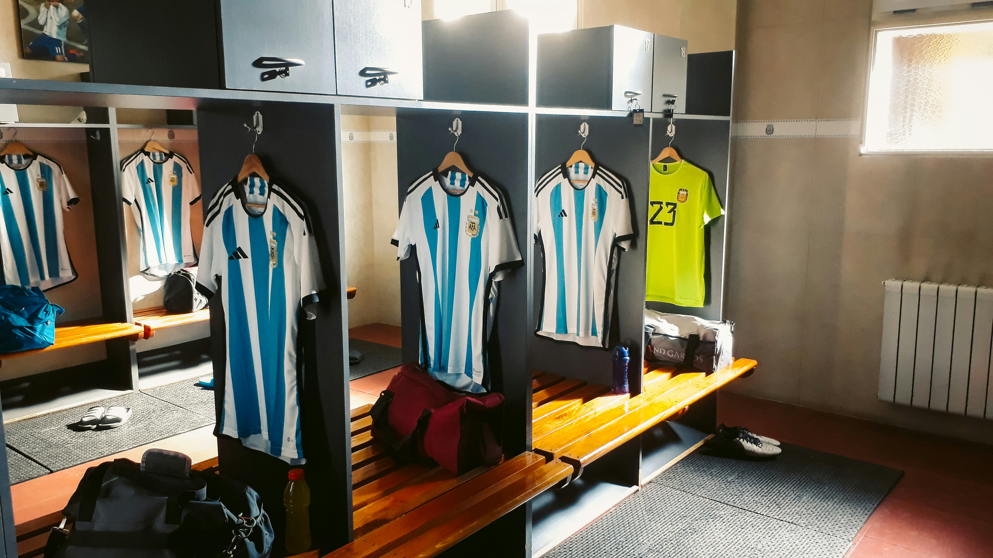 Collection of valuable signed football jerseys