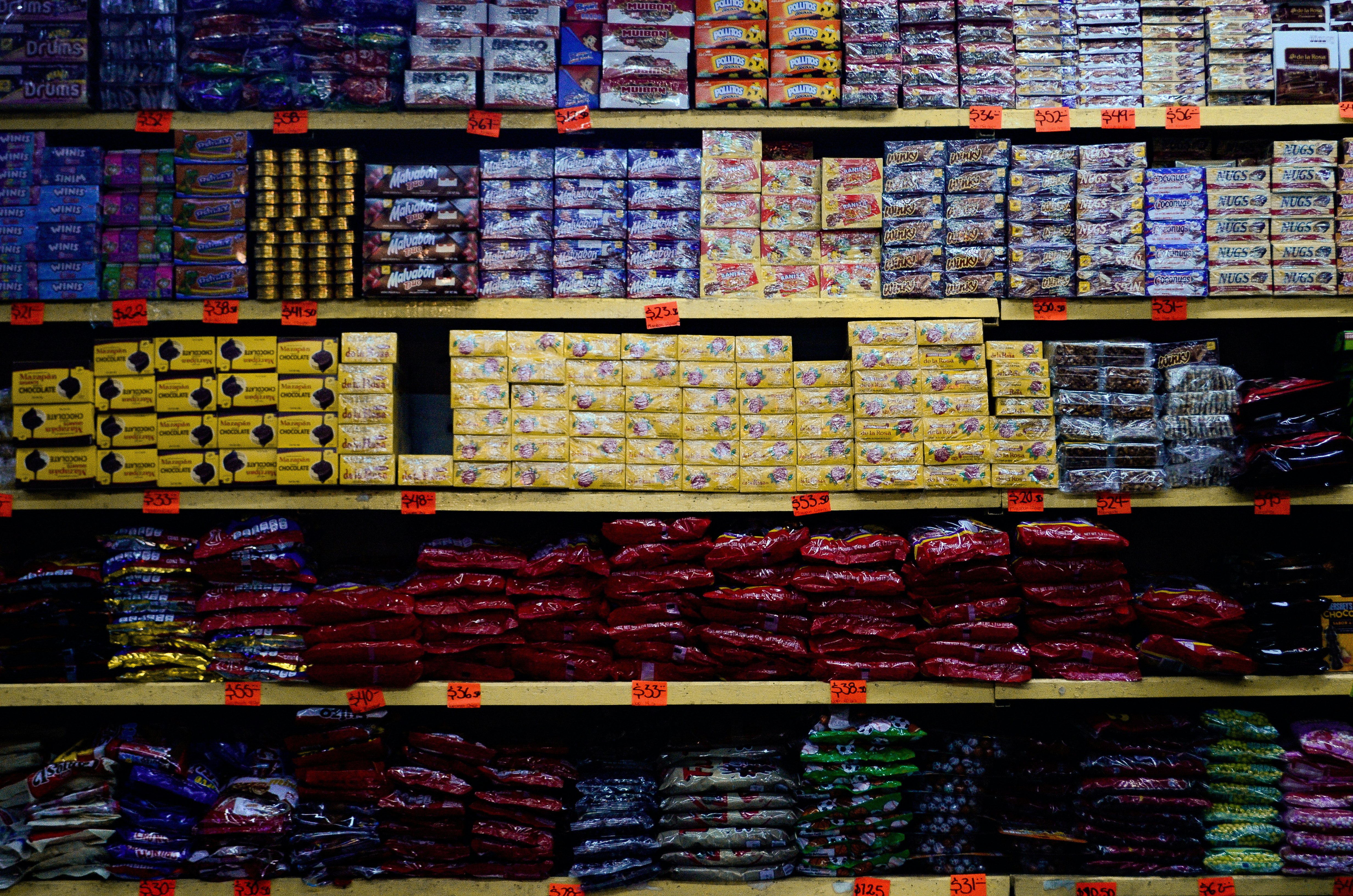 a grocery store filled with lots of food