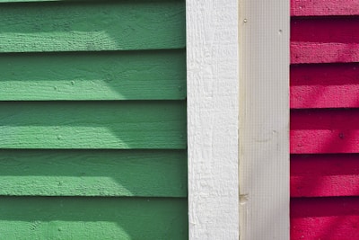 Close-up of vinyl siding panels showcasing texture and color variety.