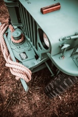a close up of the front end of a vehicle