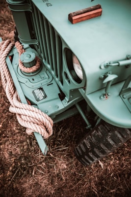 a close up of the front end of a vehicle