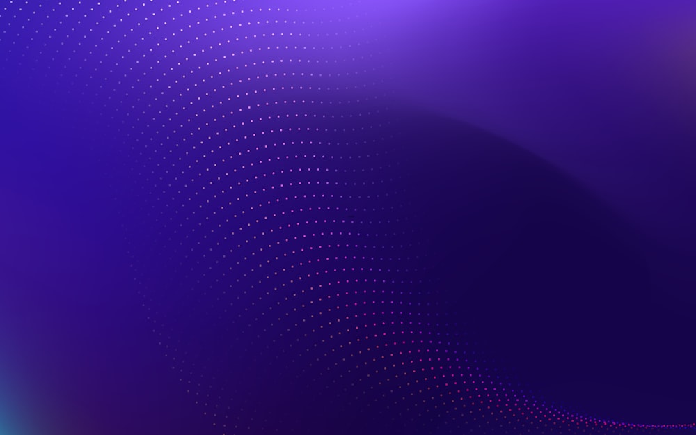 a purple and blue background with dots