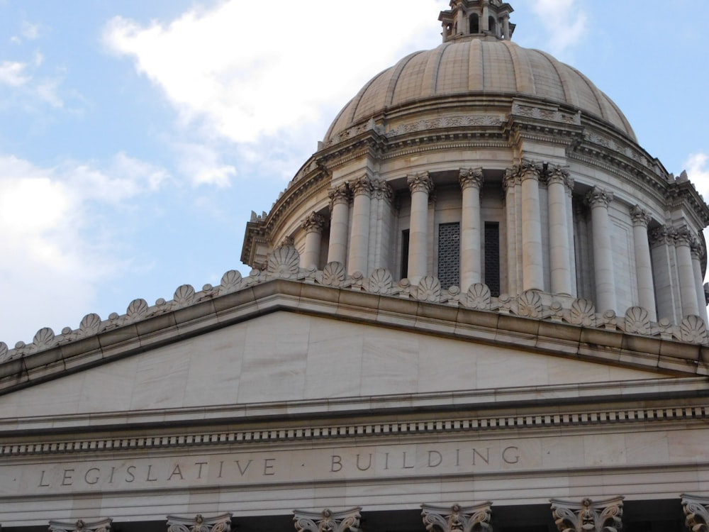 a large building with a dome on top of it