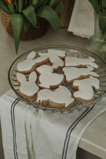 Open e-book showing delicious Easter egg recipes with rich chocolate visuals