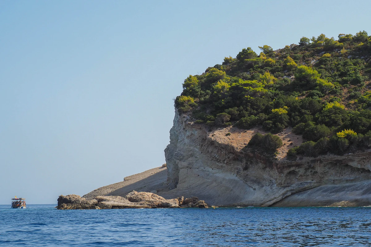 Boat trip around the islands near Marmaris, Turkey