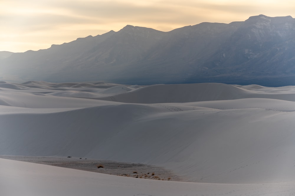 a view of a mountain range in the distance