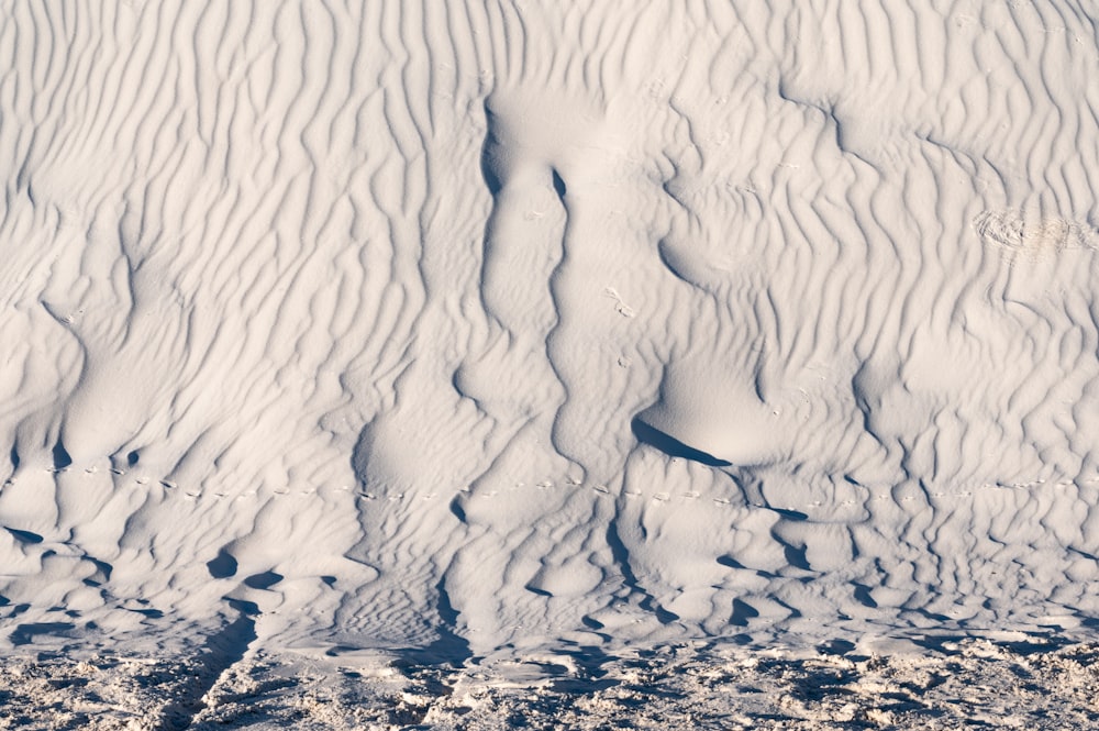 a view of the sand dunes from an airplane