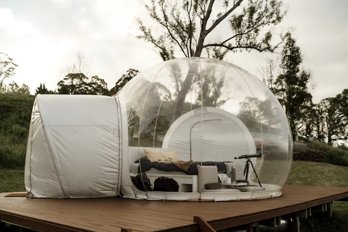 Domo glamping