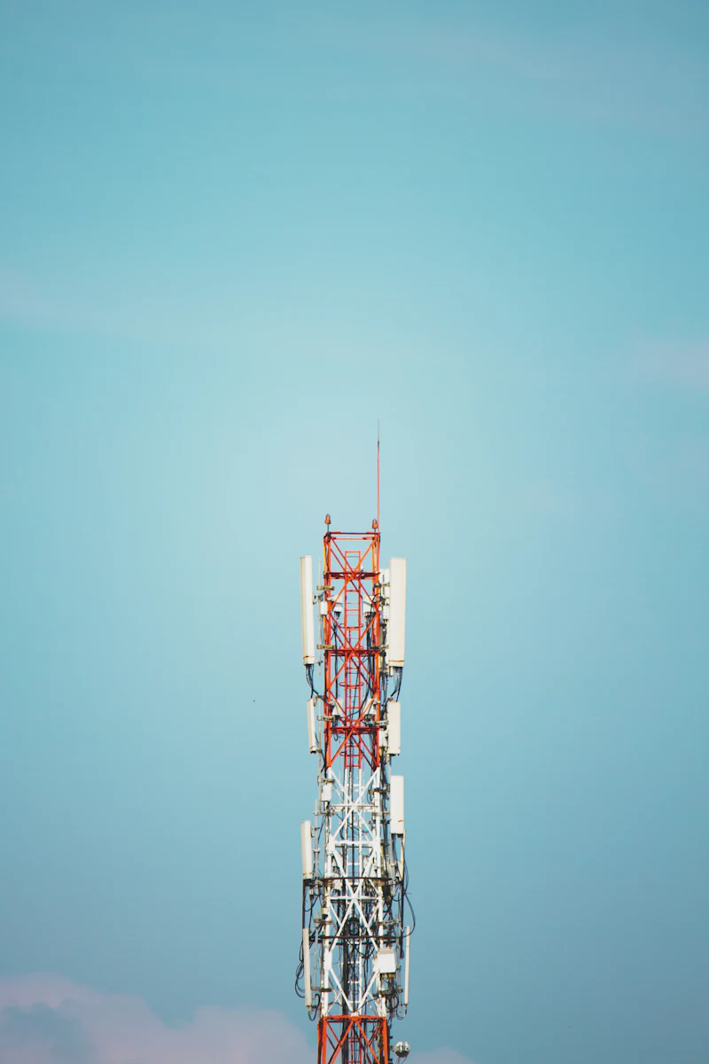 Communications tower aerial inspection