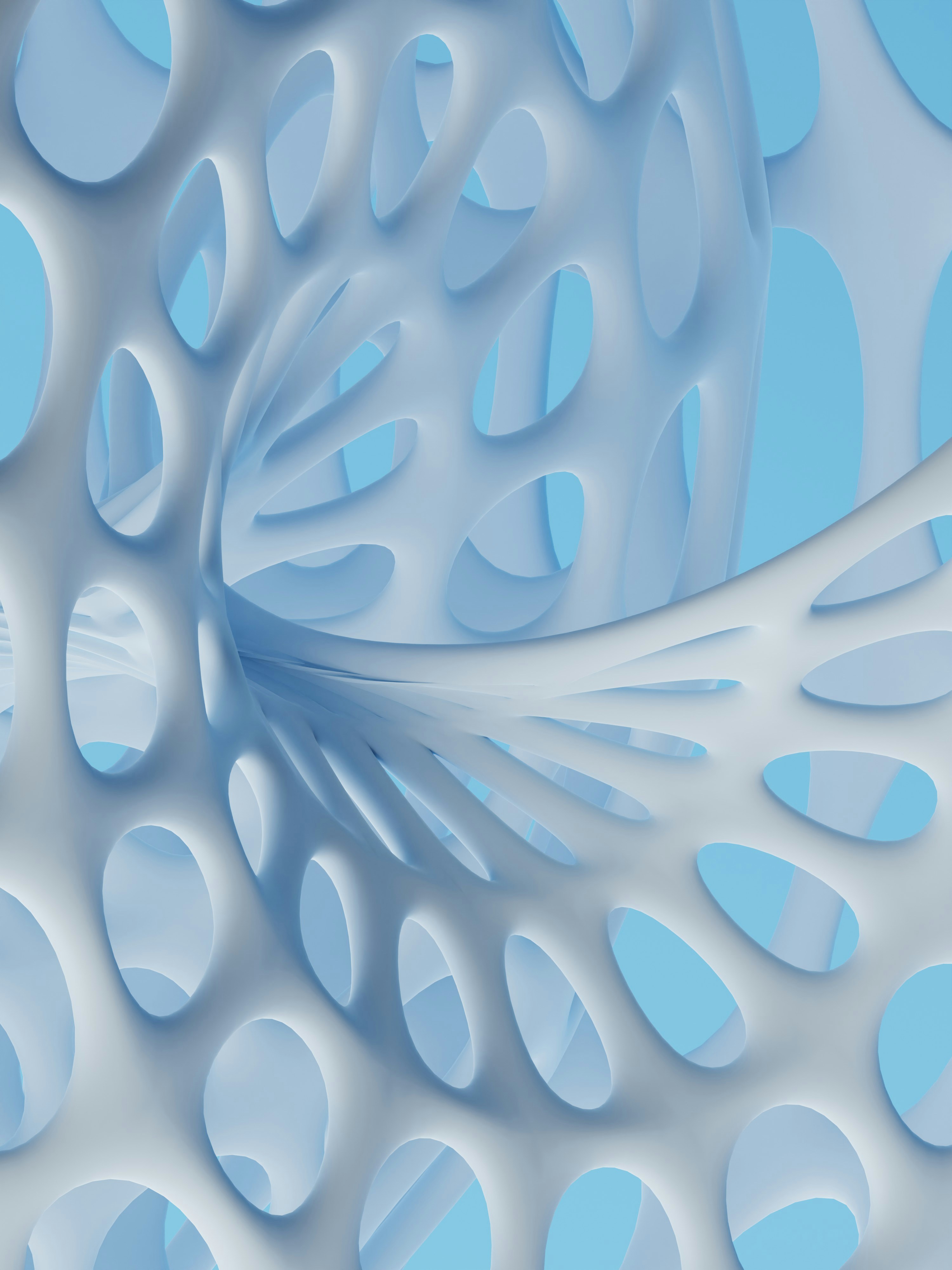 A blue and white abstract background with drops of water photo – Free ...