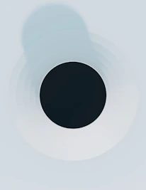 Minimalist black and silver abstract art symbolizing neural restoration and calm.