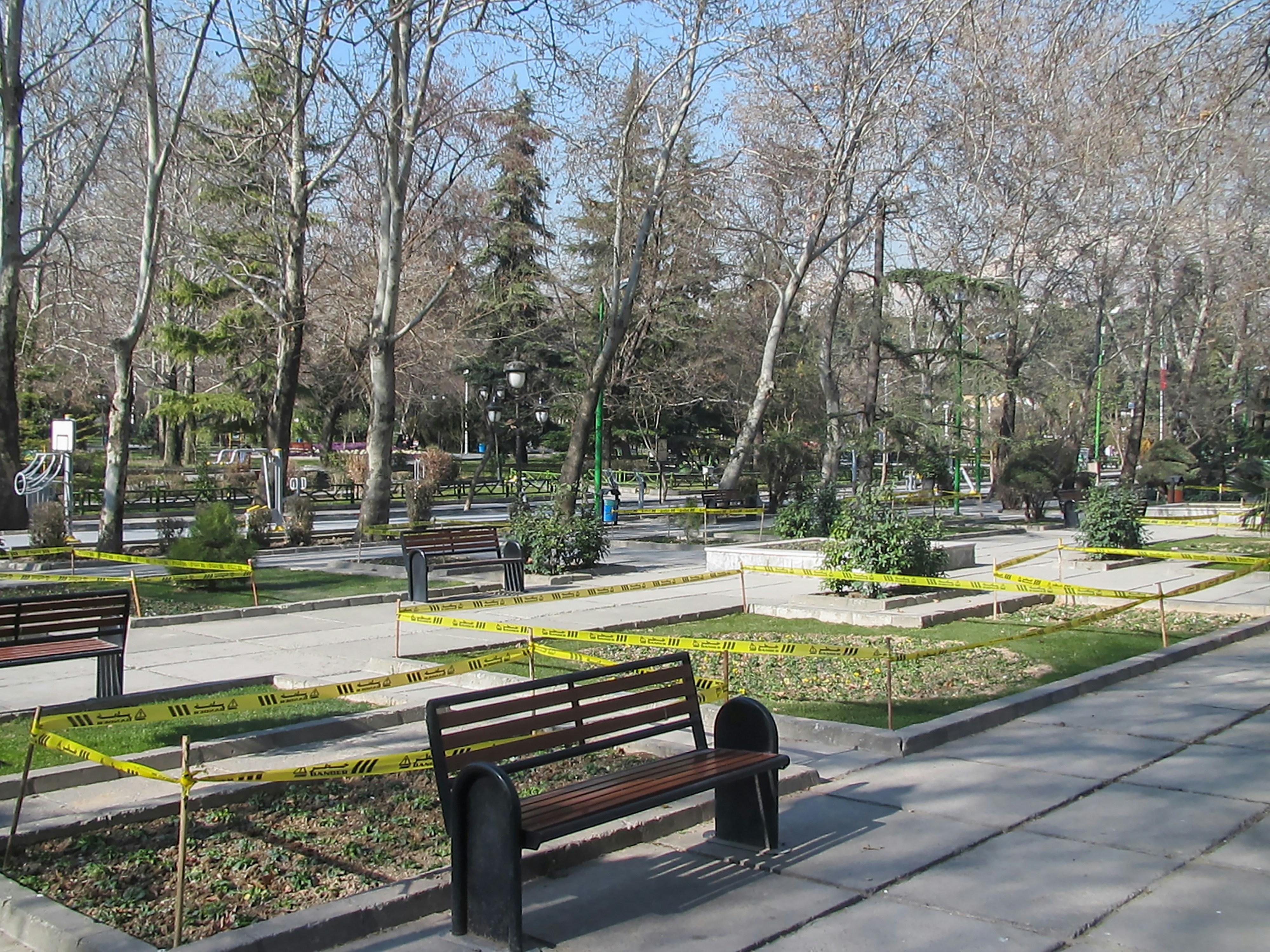 Mellat Park in Tehran city