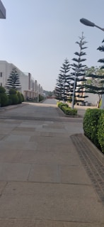 Modern Morumbi neighborhood street with upscale homes and greenery.