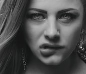 Close-up of determined face showing mental strength and discipline.