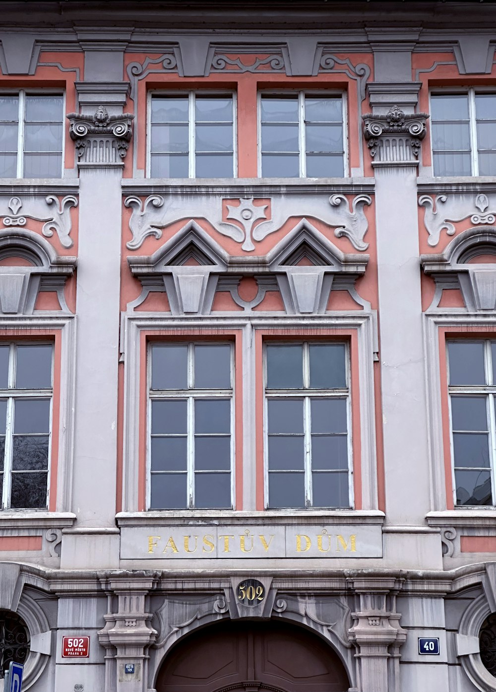 a building with a clock on the front of it