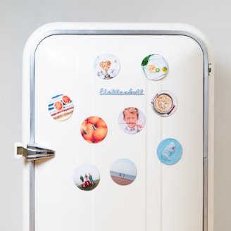 round fridge magnets