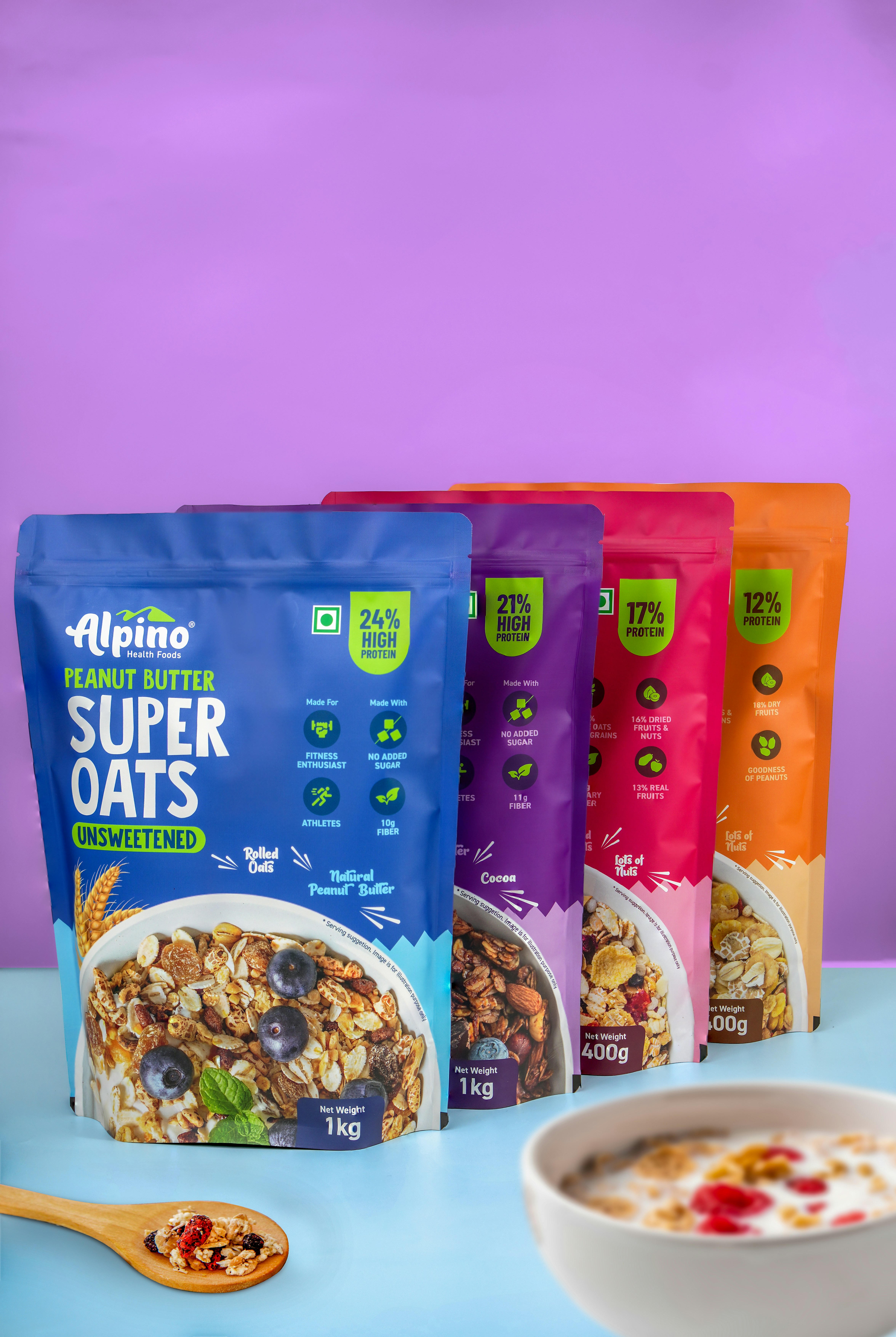 Packaged food items on a shelf, highlighting food-grade safety.