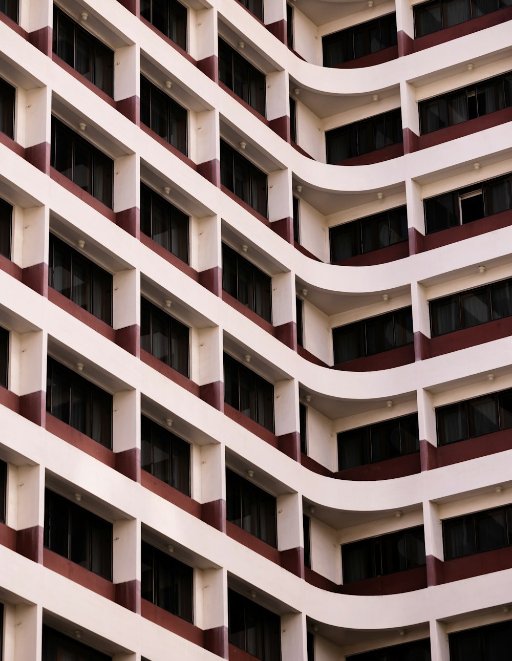 a very tall building with lots of windows