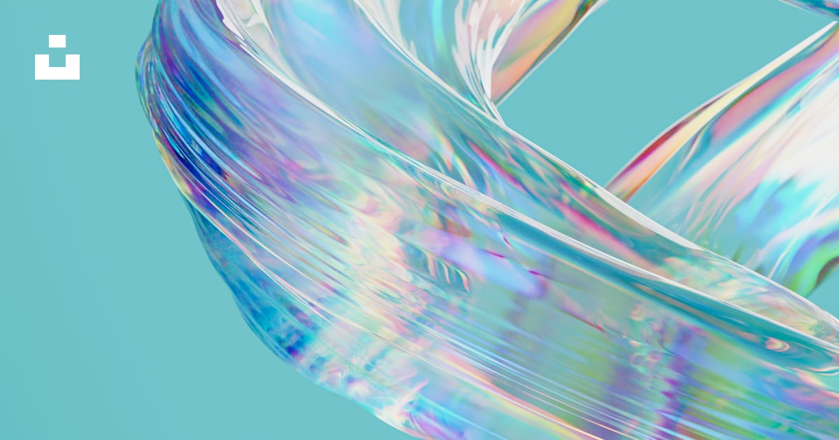 A close up of a colorful object on a blue background photo – Free Art ...