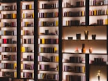 An aesthetically pleasing display of health-related e-books in a cozy reading nook.