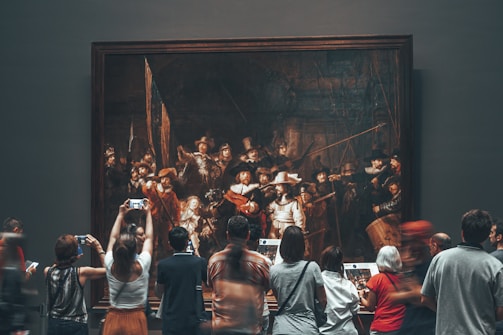 A group of students exploring a local museum exhibit.