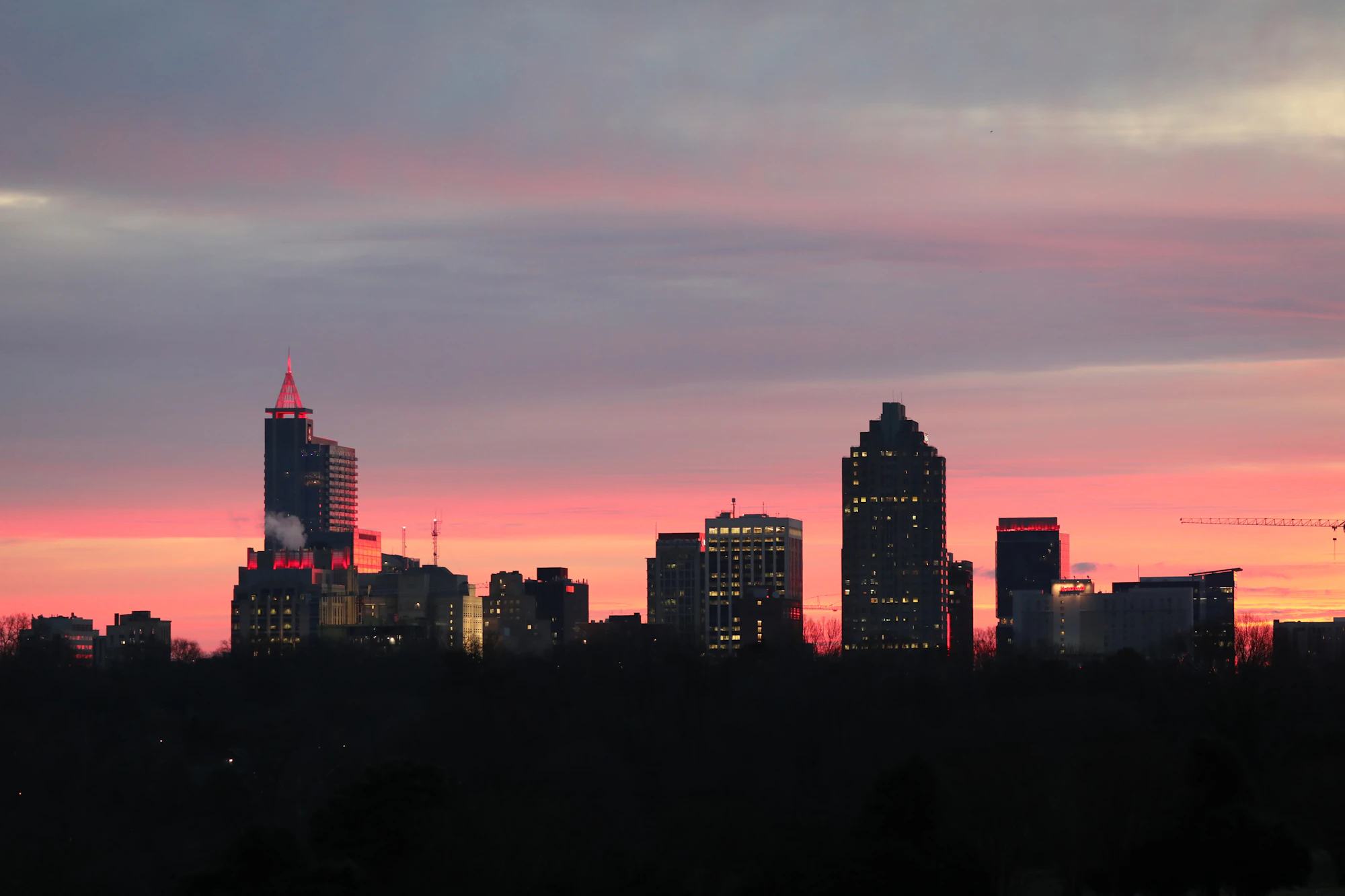 The Raleigh, North Carolina skyline