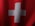 a red and white flag with a white cross on it