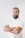 a man with a beard and white shirt