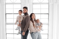 A family portrait showcasing Hark Wear's winter collection.