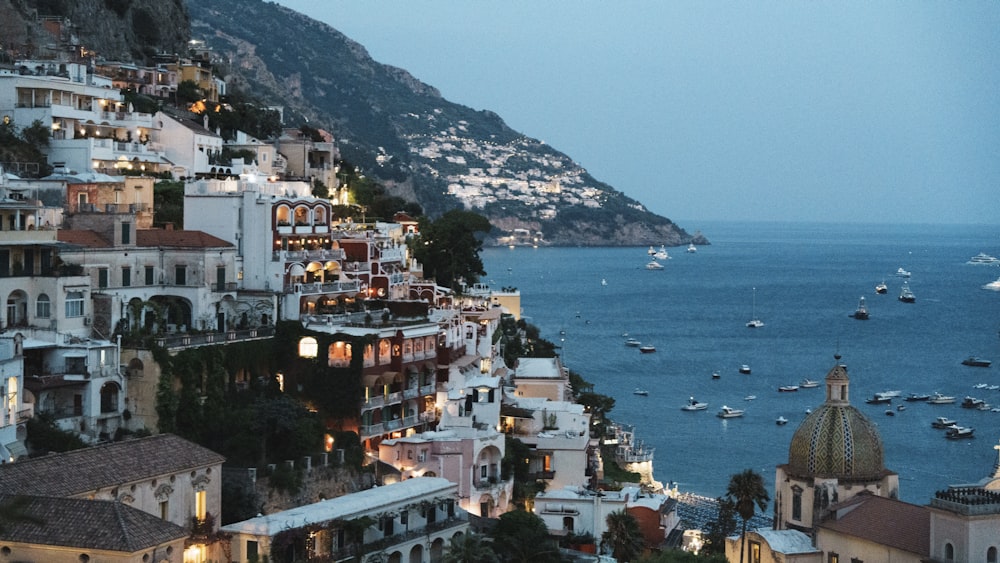 a view of a city next to a body of water