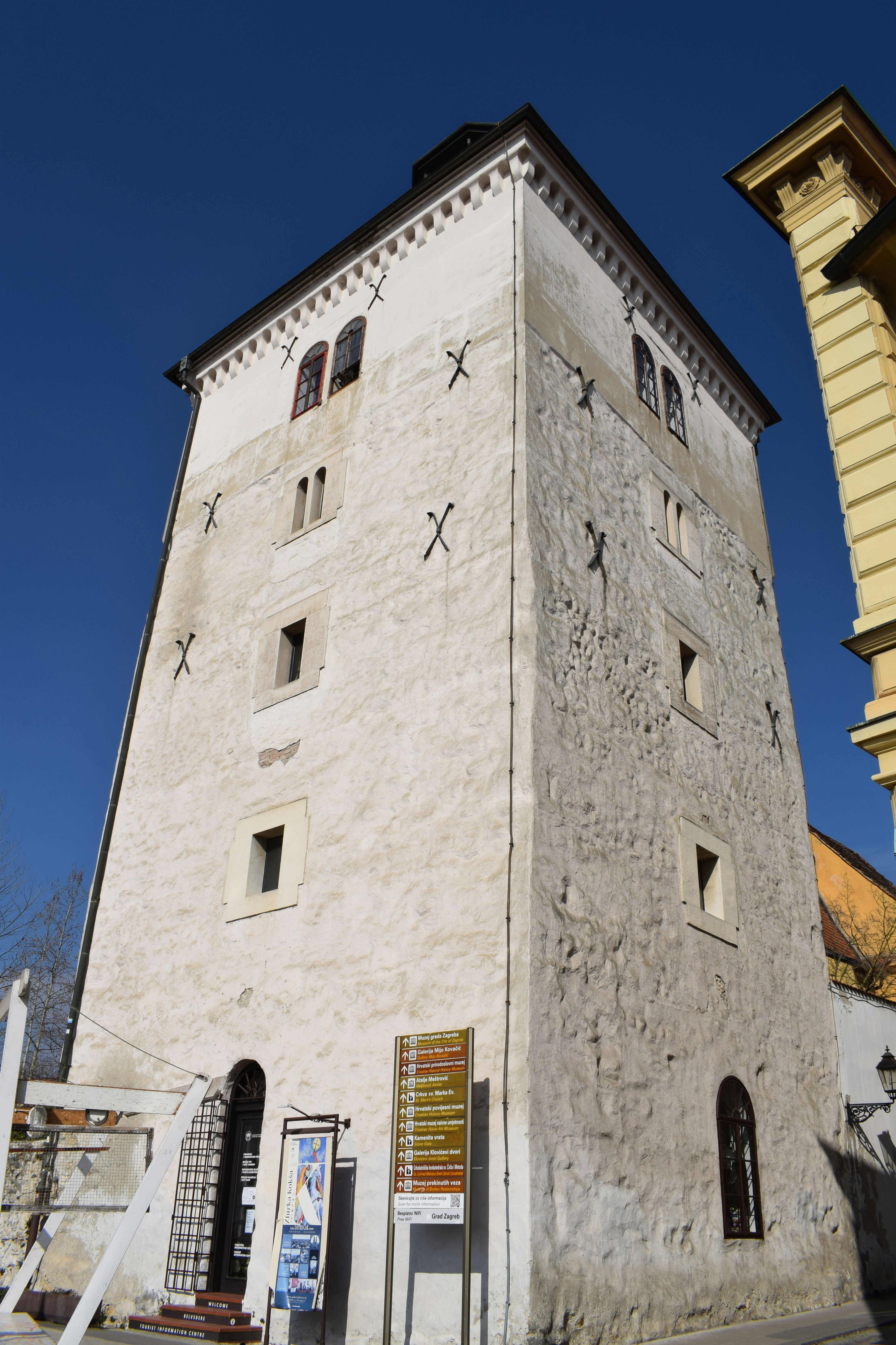 Old Grič tower in Zagreb.
