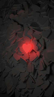 a red heart for healing from a childs passing