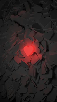 a red heart for healing from a childs passing