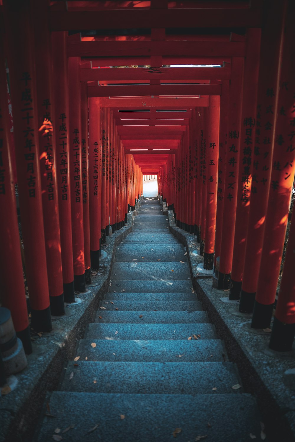 a long tunnel of red tori tori tori tori tori tori tori tori tori tori tori