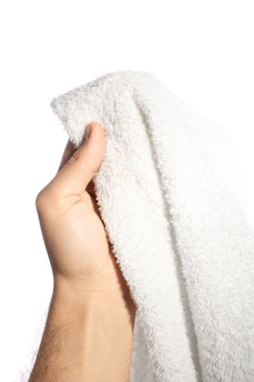 A sleek, futuristic towel displayed against a glowing digital backdrop.