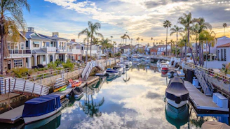 Naples canals in Long Beach