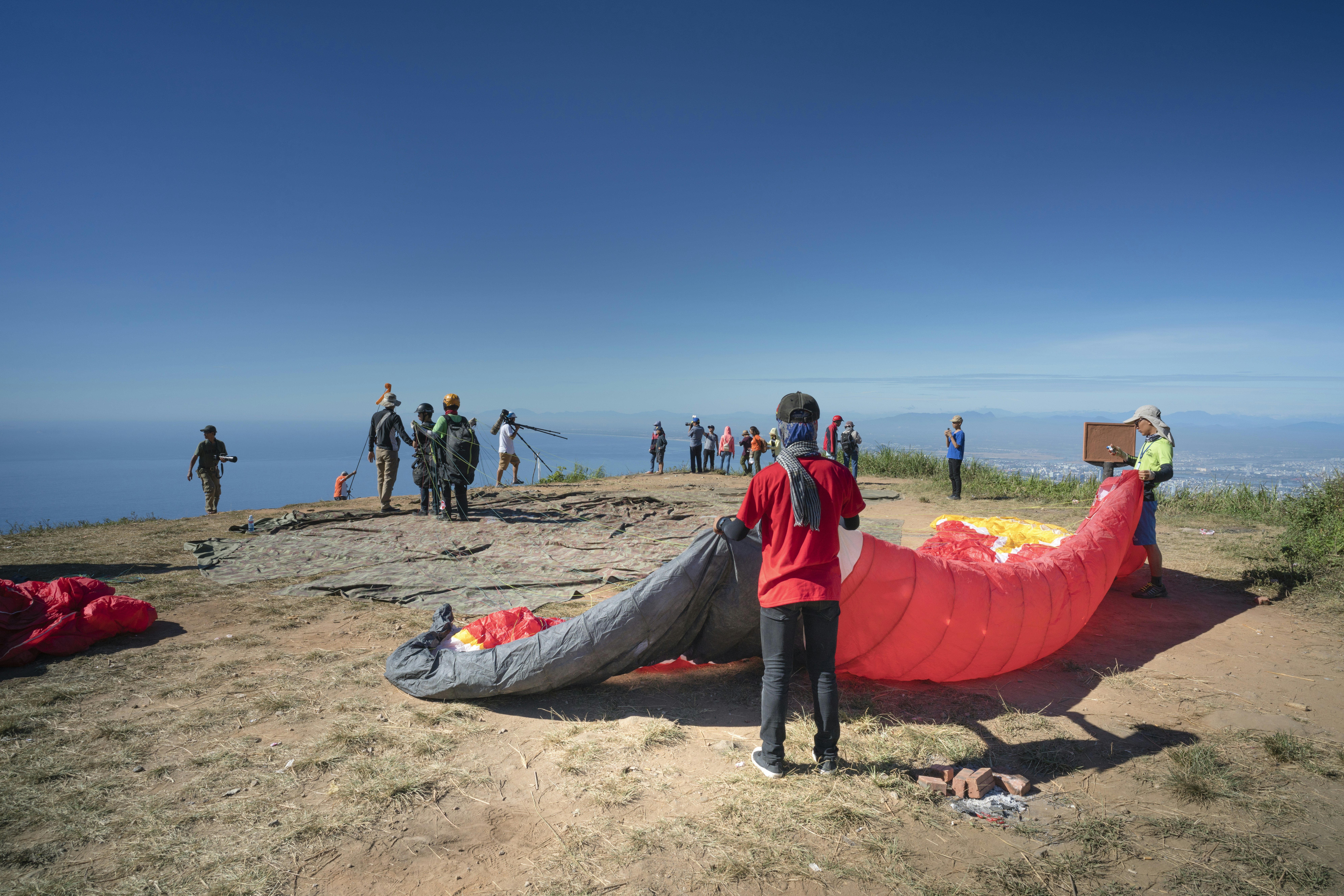 paragliding emergency